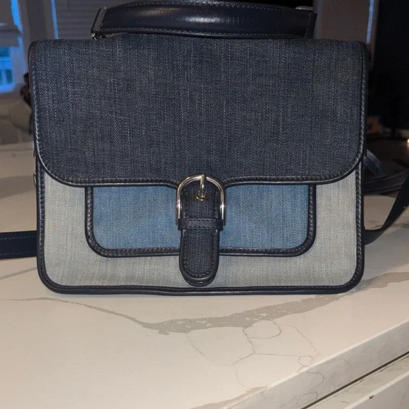 Michael Kors Denim Crossbody Bag - Picture 2 of 7